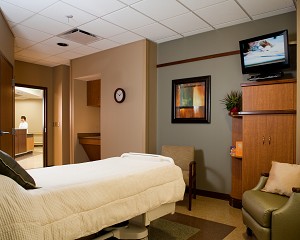 One of the Inpatient Medical Unit Rooms at Marshall County Hospital 